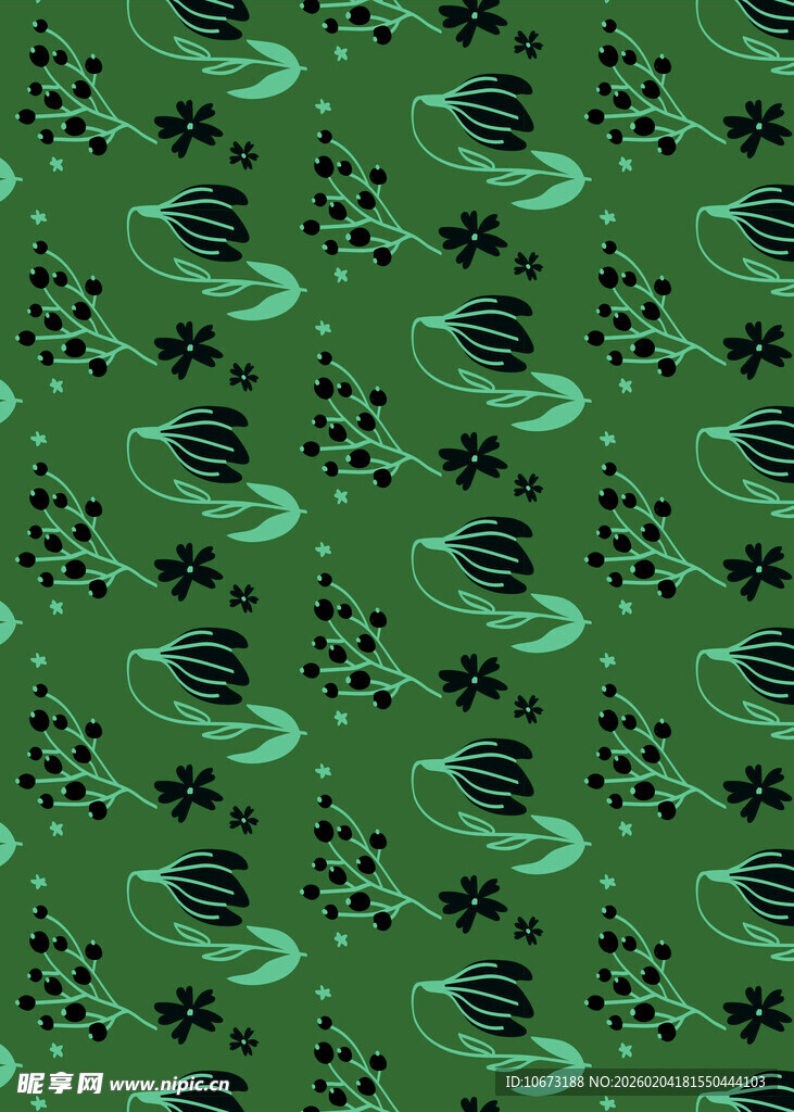 绿色底纹带图案的无缝背景