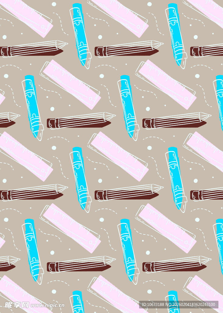 多彩刀具图案背景设计