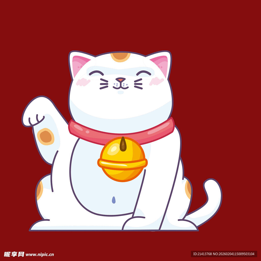 招财猫卡通形象