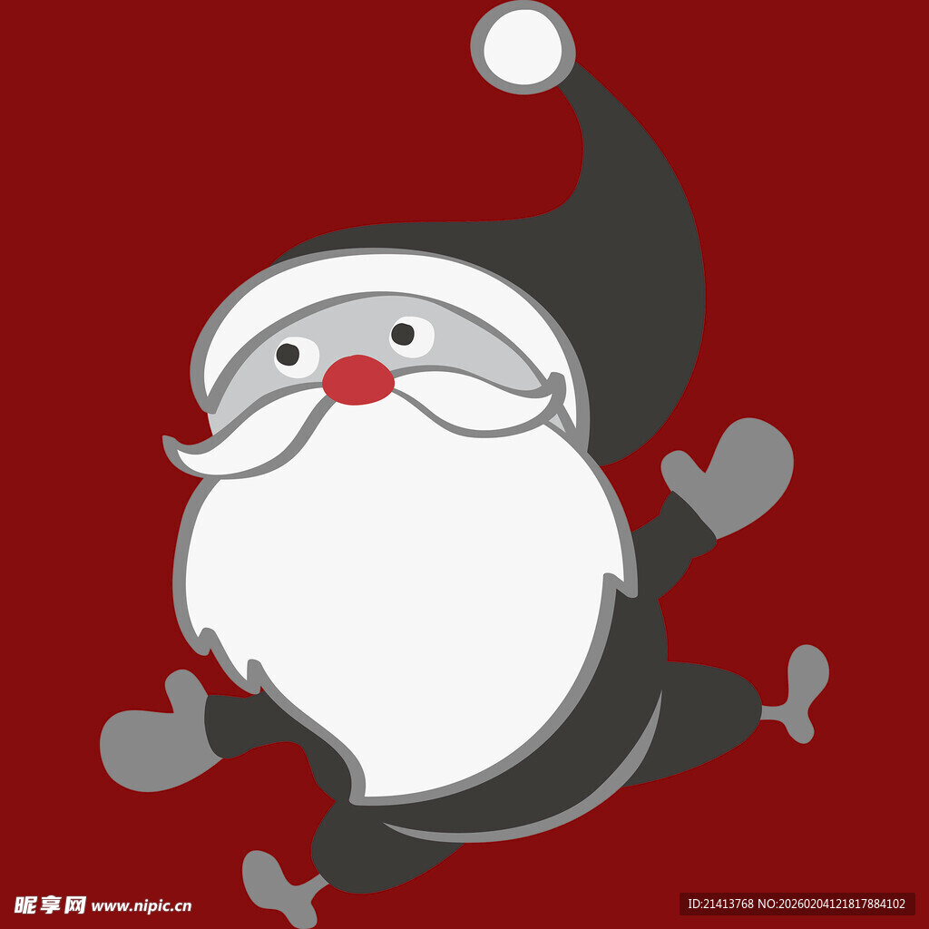 跳跃的圣诞老人