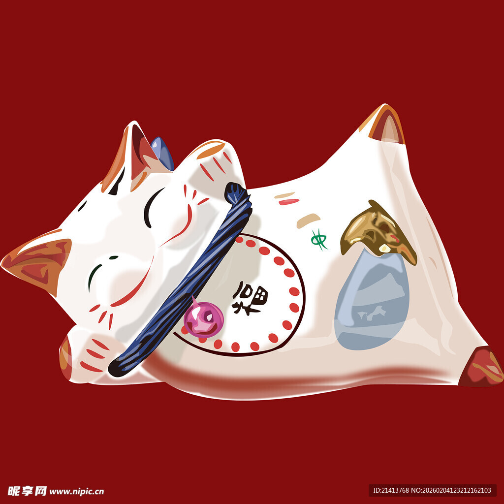 招财猫摆件萌趣又吉祥