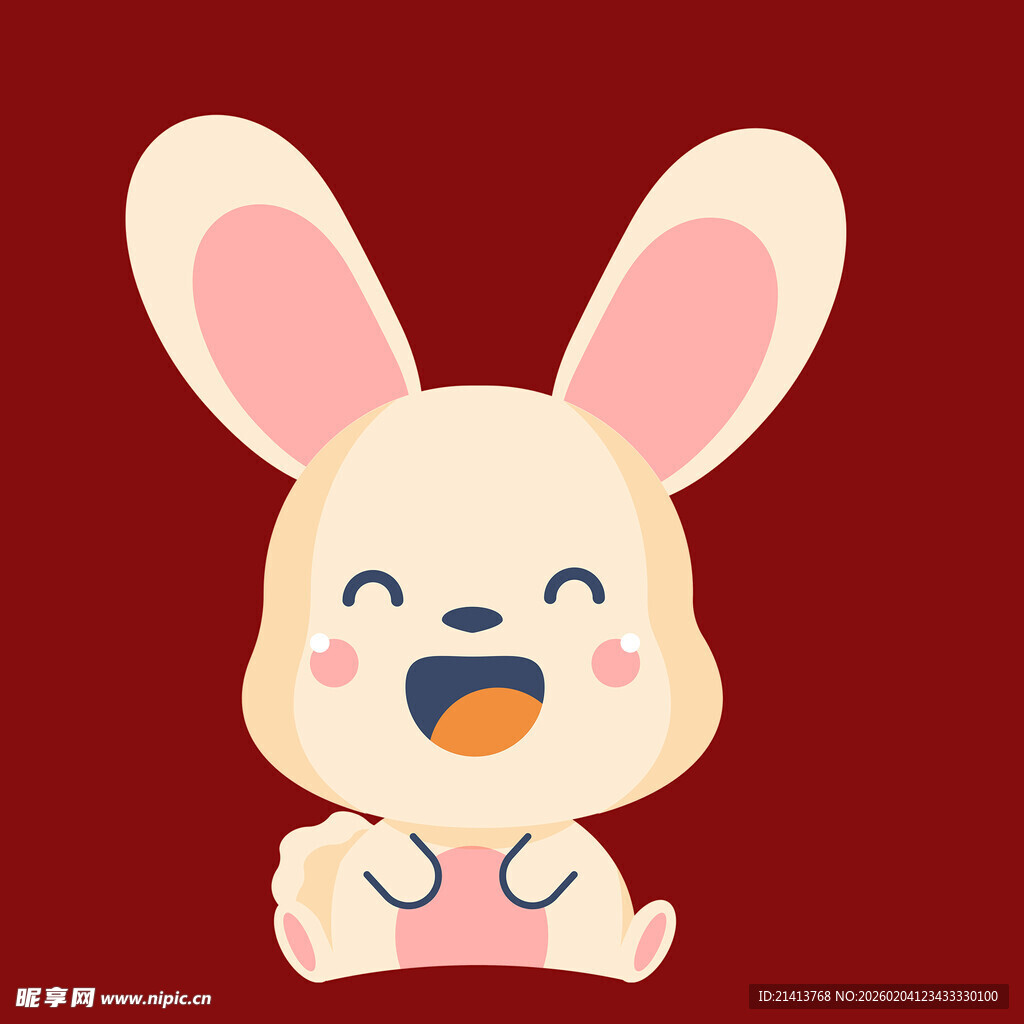 可爱兔子卡通形象