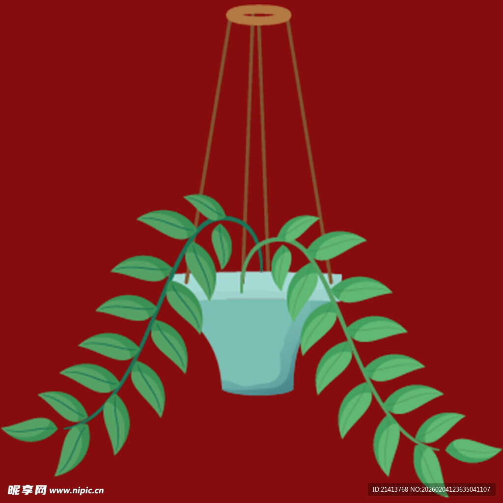 悬挂绿植盆栽