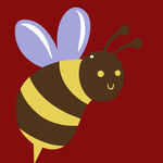 可爱卡通蜜蜂形象