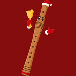 圣诞长笛卡通形象