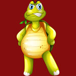 可爱卡通乌龟形象