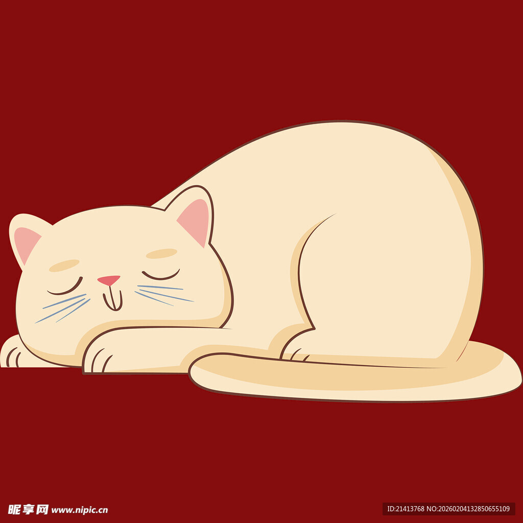 酣睡的可爱猫咪