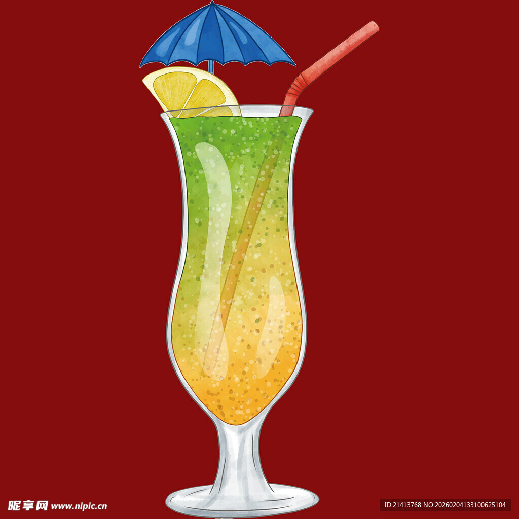 热带风情鸡尾酒