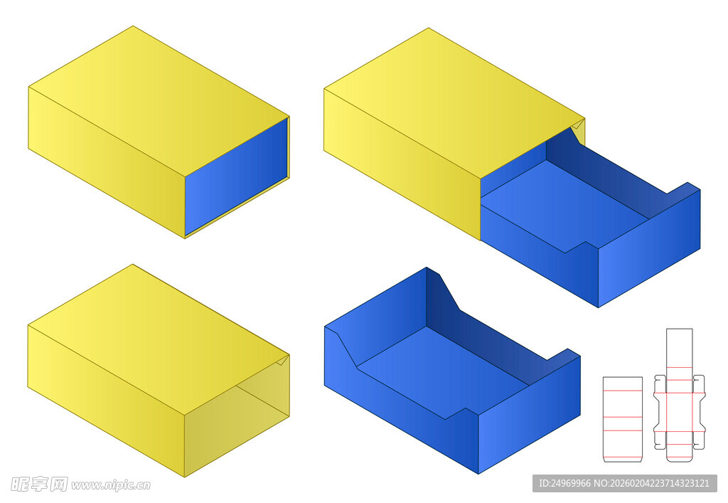 多彩立体几何模型展示