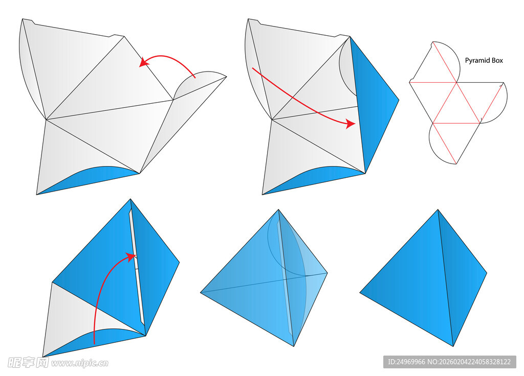 几何折纸步骤展示