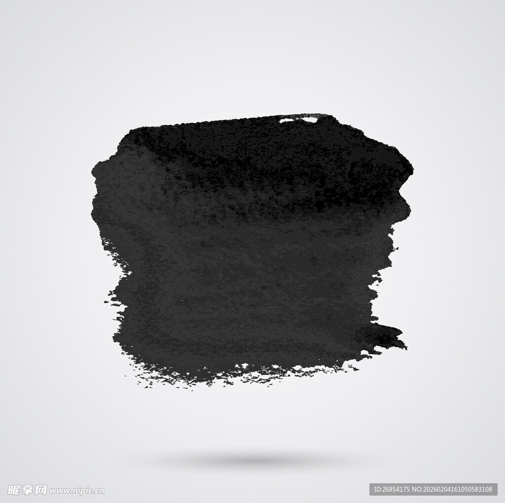 黑色水墨笔触背景素材