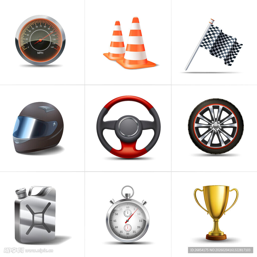 汽车运动相关装备与奖杯
