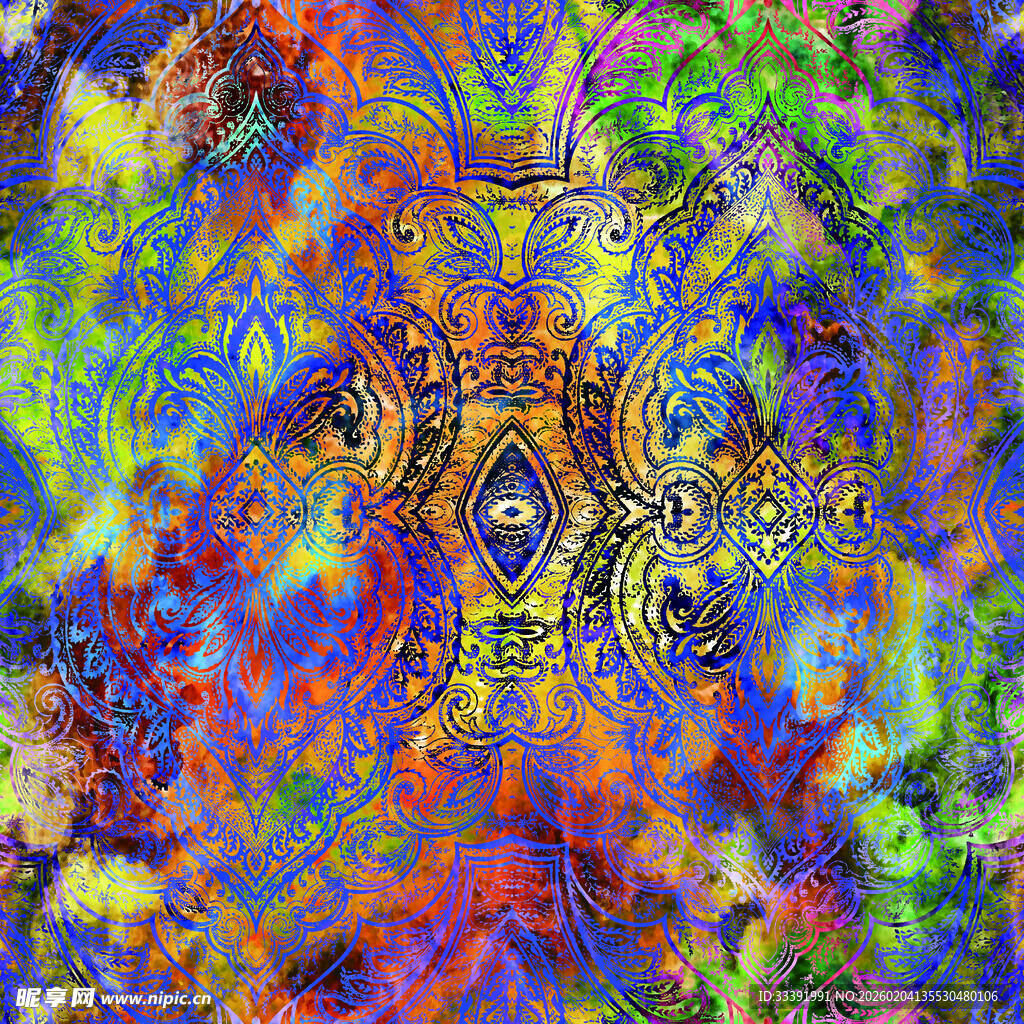 抽象多彩艺术图案