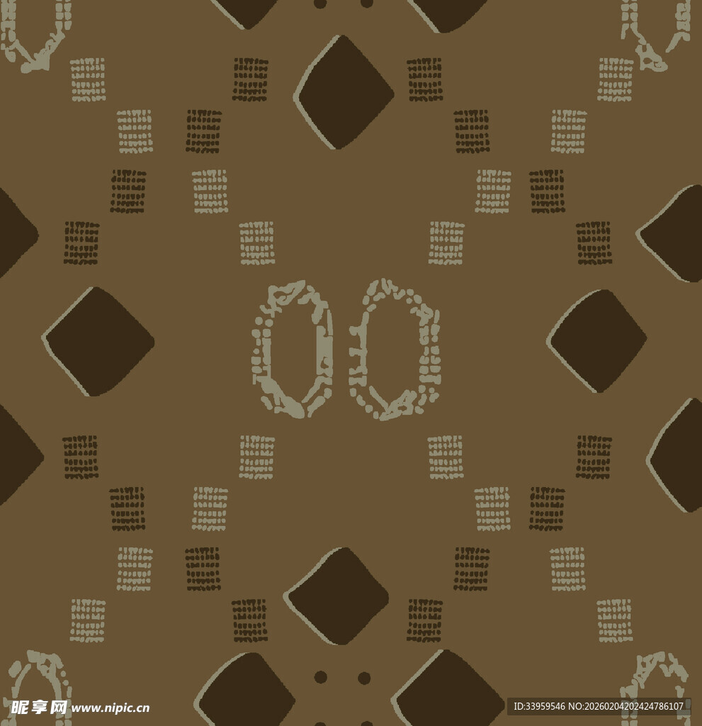 棕色几何图案无缝纹理背景