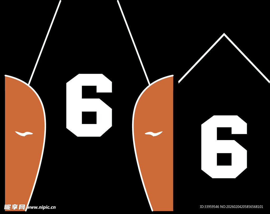 篮球6号球衣展示