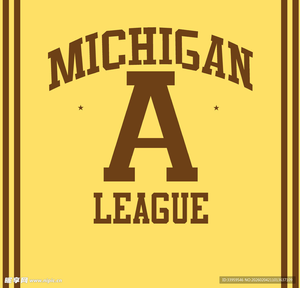 密歇根联盟标志