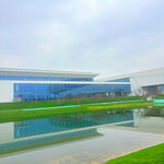 现代科技建筑与水景景观