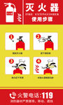灭火器使用步骤图示