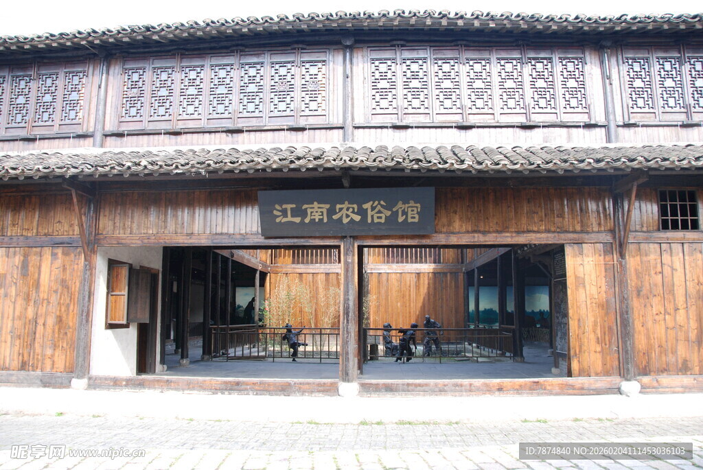 古色古香的中式传统店铺