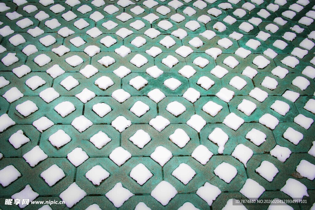 绿色网格纹理图案