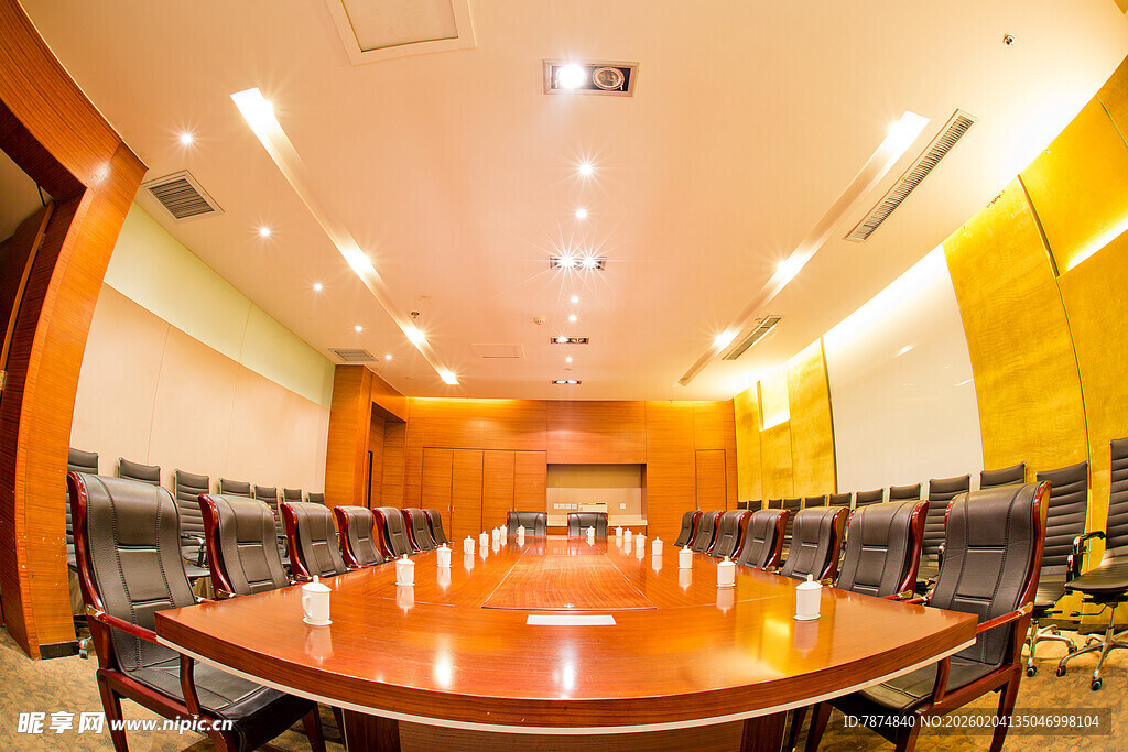 现代风格会议室场景