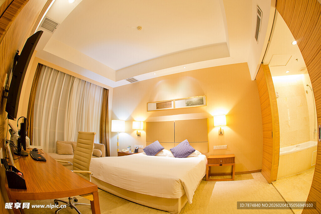 温馨舒适的酒店客房空间