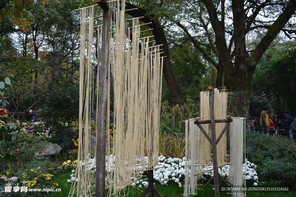 户外竹制艺术景观装置