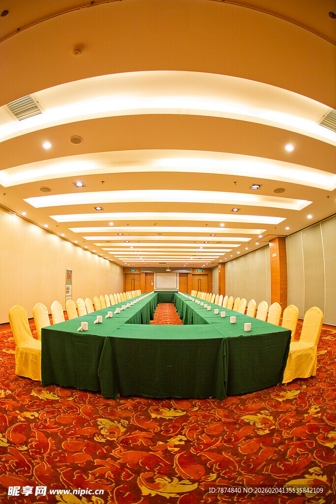 豪华会议室布置场景