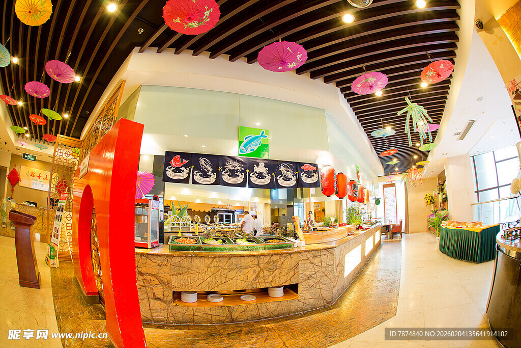 室内多彩装饰的游乐空间