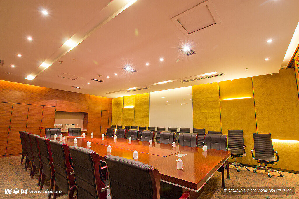 现代风格会议室场景