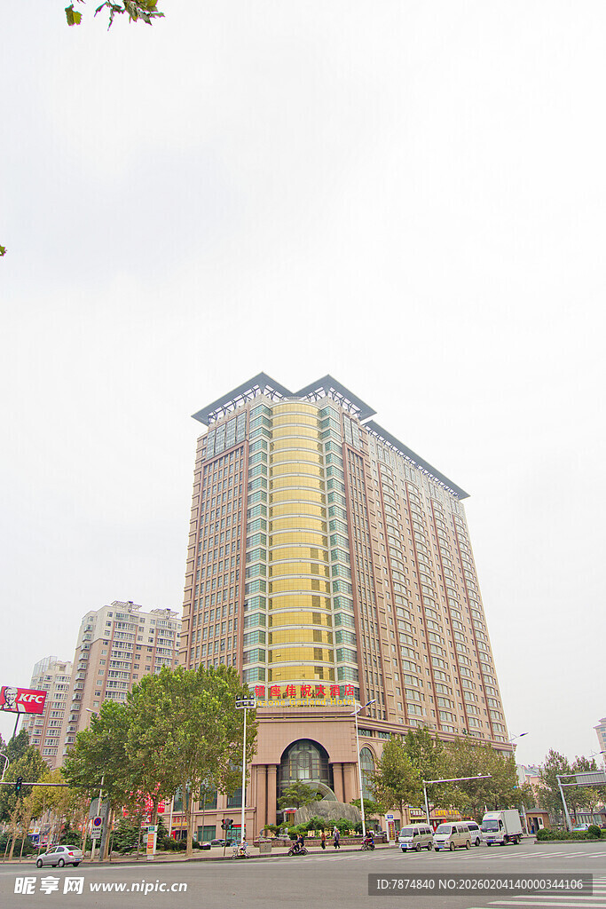 城市中的高层商业建筑