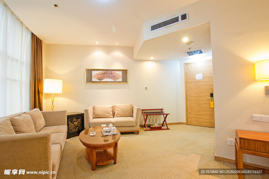 温馨舒适的客厅室内场景