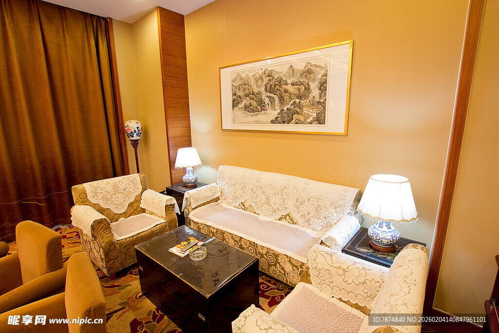 温馨舒适的客厅室内场景