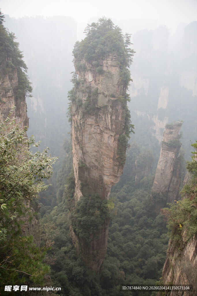 张家界奇峰景观