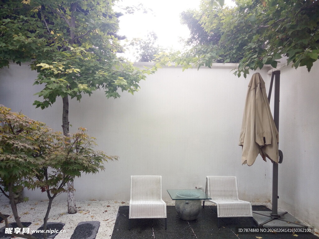 日式庭院休闲角落