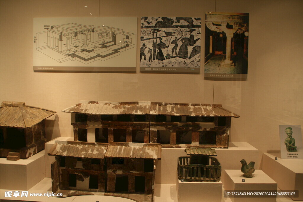古代建筑模型展示