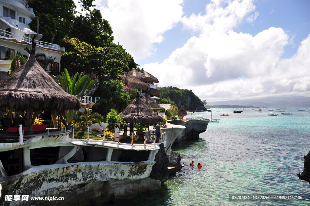 美丽海岛度假风光