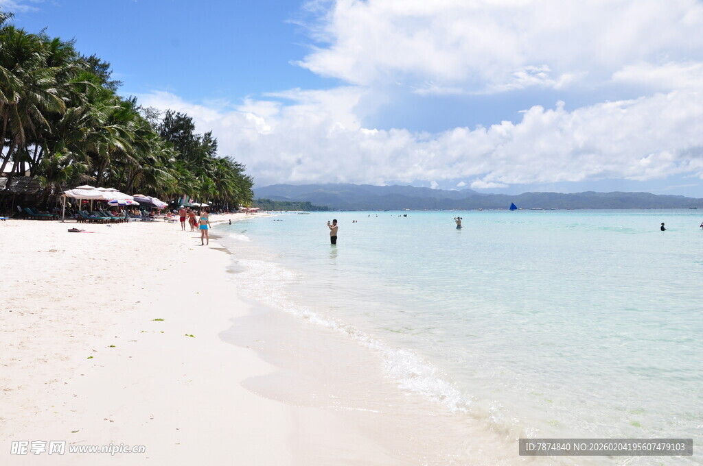 美丽的热带海滩风光
