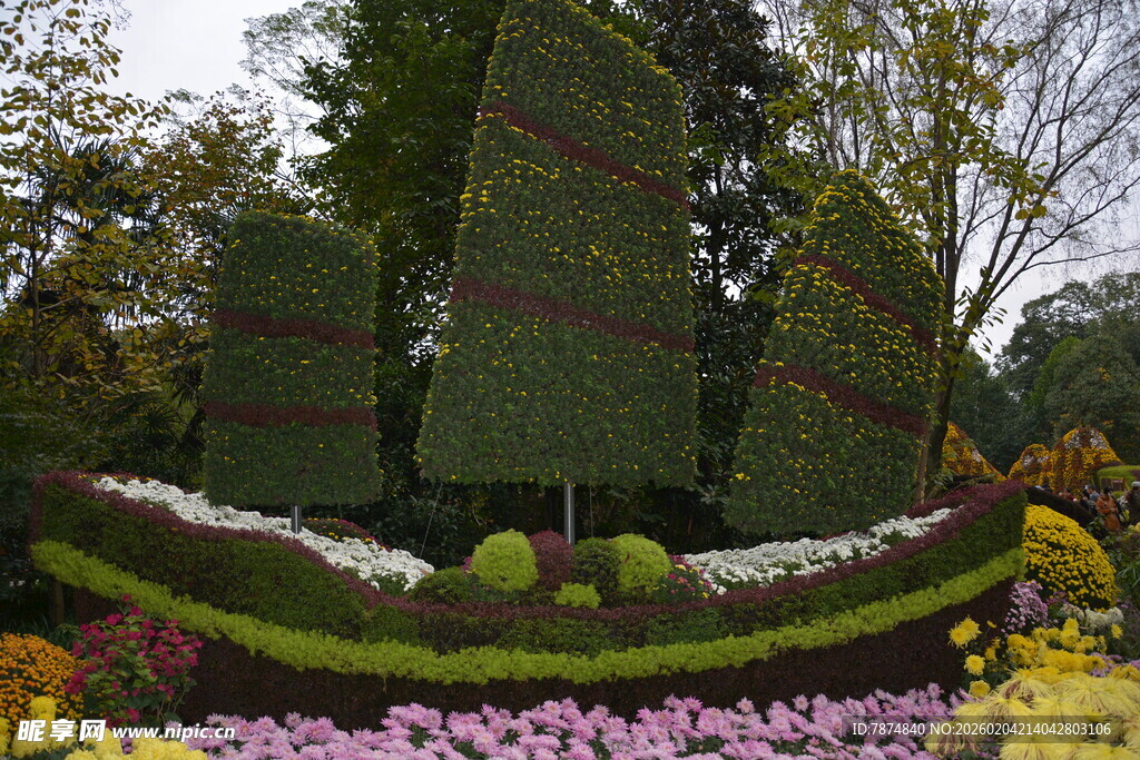 精美立体花卉绿植景观