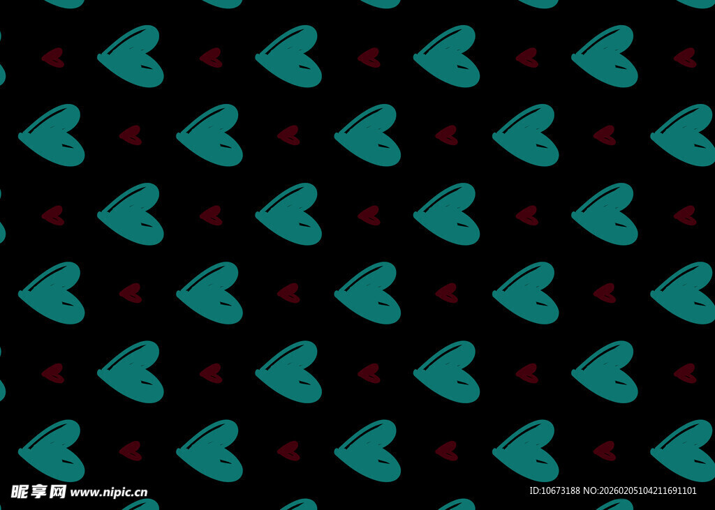 心形图案背景纹理