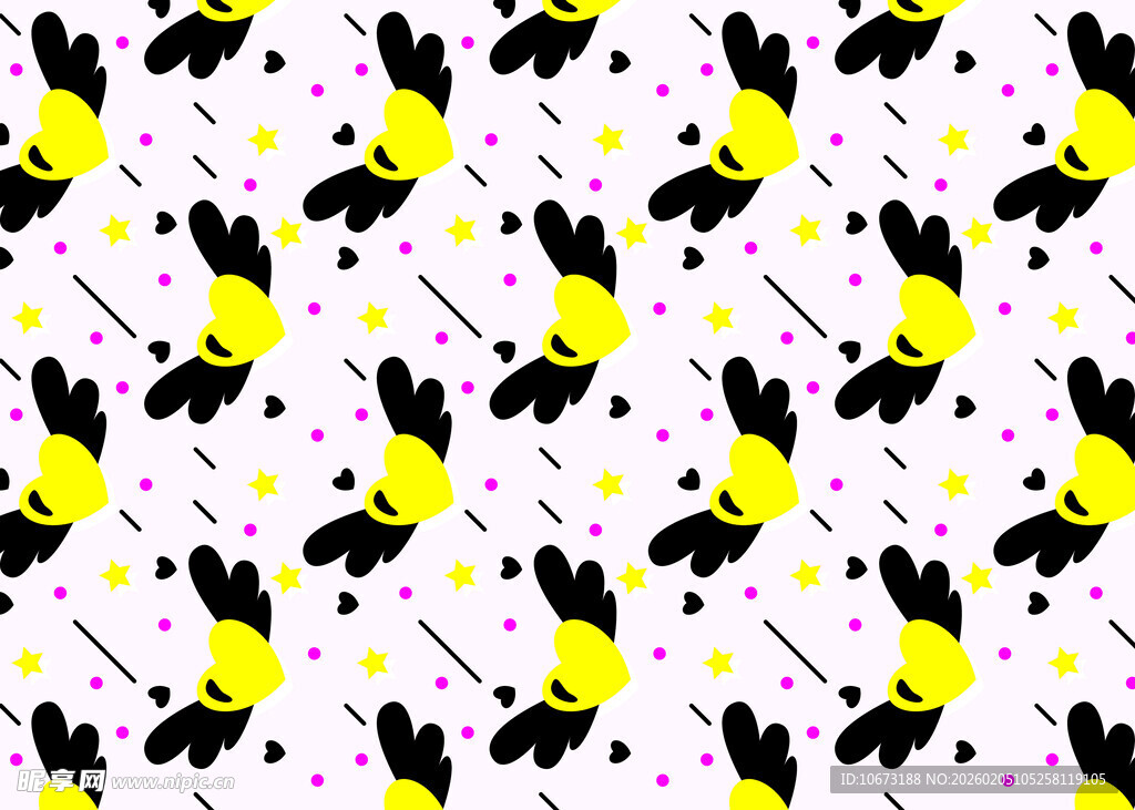 黑白黄相间的装饰