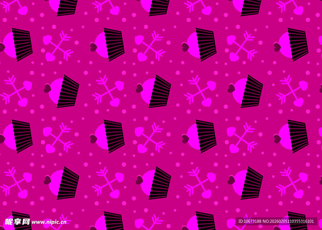 粉色几何图案背景纹理