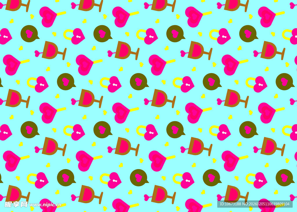 多彩水果图案背景