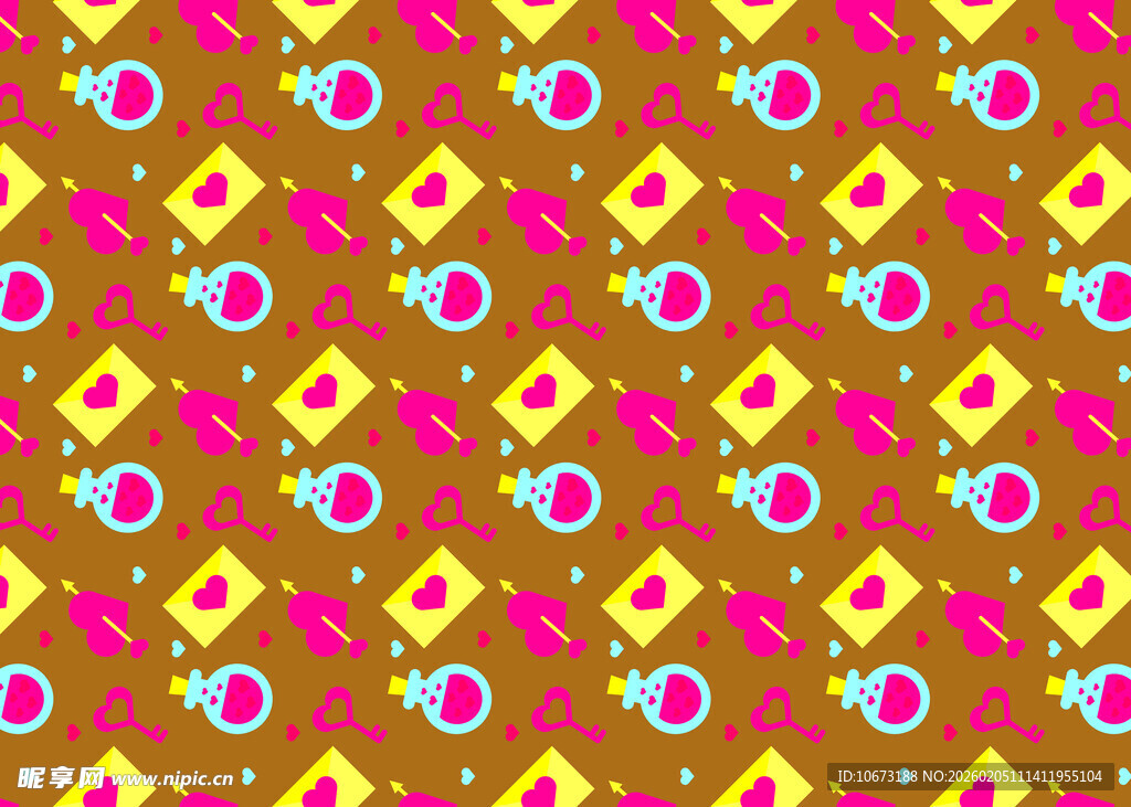 多彩几何图案无缝背景