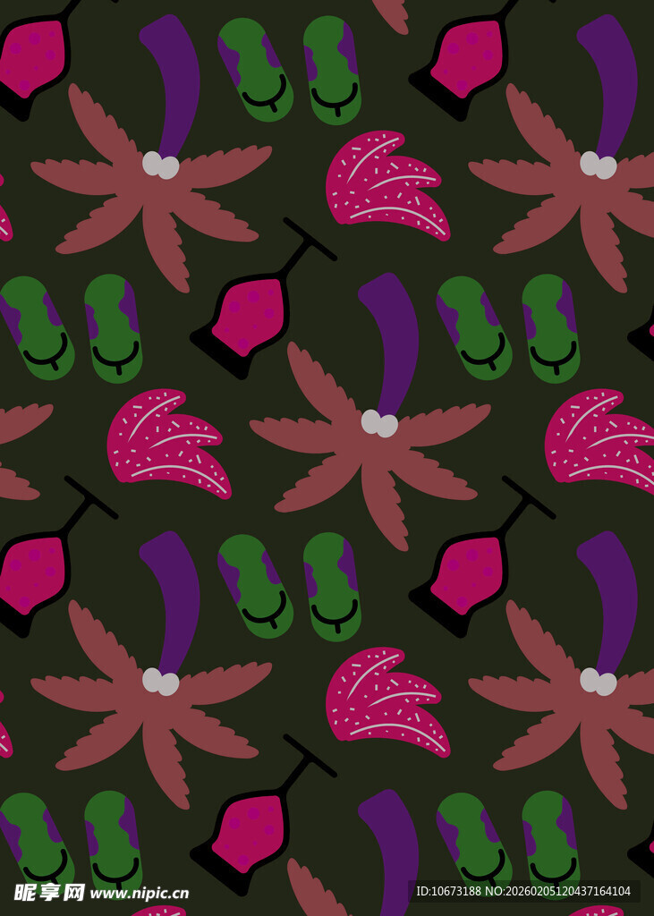 花卉图案背景设计