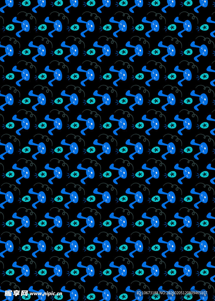 蓝色几何图案背景纹理