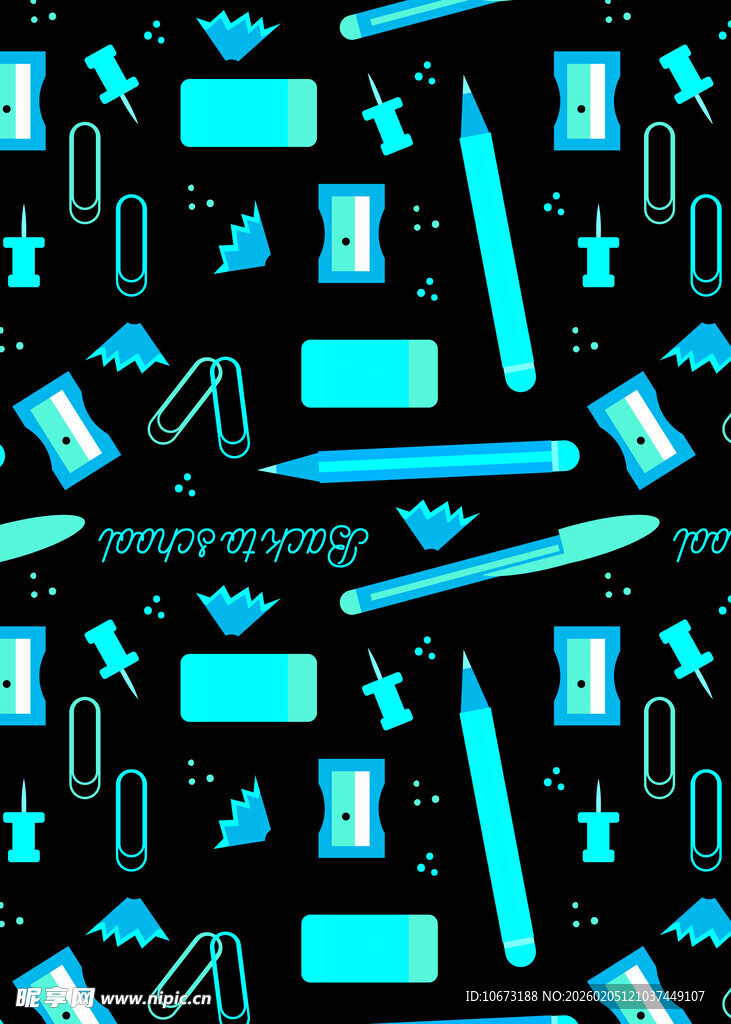 蓝黑科技风几何图案背景