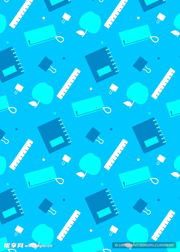 蓝色医疗器械图案背景