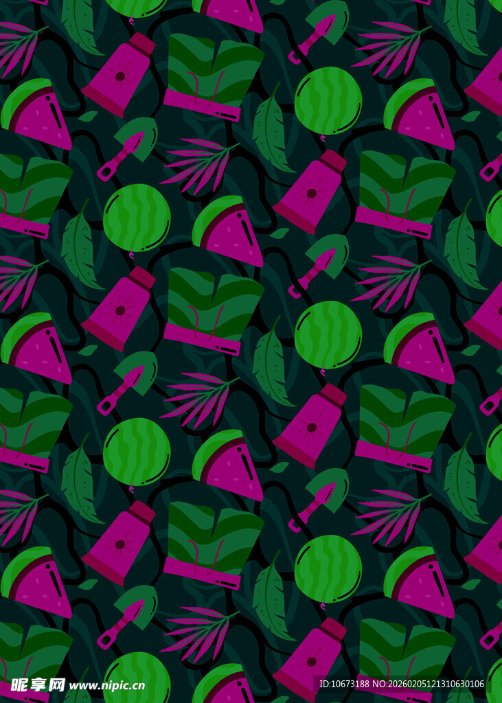 多彩几何图案背景纹理