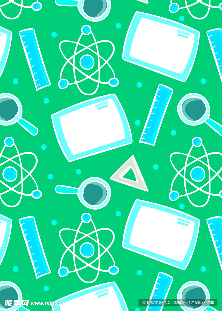 科学元素图案背景
